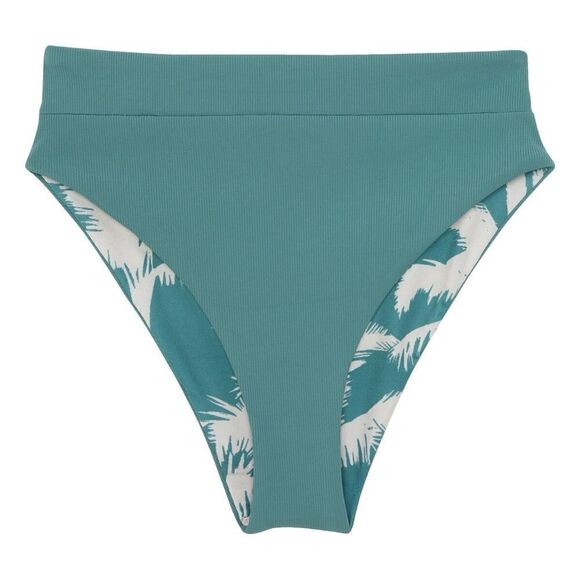 Maaji NWT Suzy Q Reversible Bikini Bottoms Eucalyptus Green Size Large - Picture 7 of 7